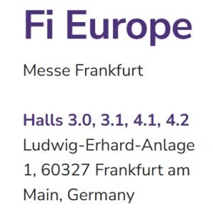 Fi Europe 2024 Frankfurt